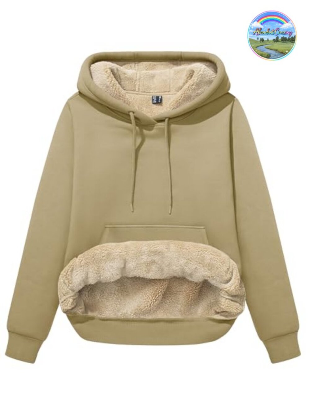 Women's Sherpa Fleece Lined Hoodie Pullover Sweatshirt with Kangaroo Pocket